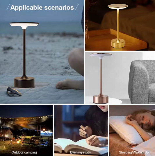 LED Tafellamp – Draagbaar Nachtlampje met Aanraaksensor & USB Oplaadfunctie