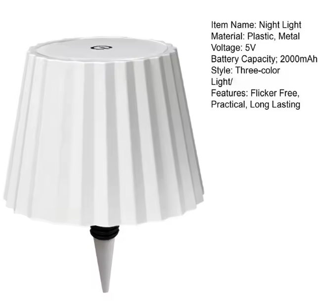 Draadloze Fles Tafellamp – LED Lamp met Touch Control, 3 Lichtkleuren & Traploos Dimmen