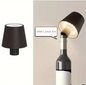 Draadloze Fles Tafellamp – LED Lamp met Touch Control, 3 Lichtkleuren & Traploos Dimmen