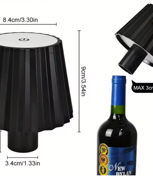 Draadloze Fles Tafellamp – LED Lamp met Touch Control, 3 Lichtkleuren & Traploos Dimmen