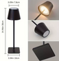 Draadloze Fles Tafellamp – LED Lamp met Touch Control, 3 Lichtkleuren & Traploos Dimmen