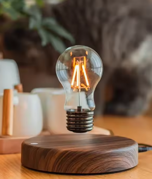 Magnetische Levitatie Tafellamp – Drijvende Glazen LED Lamp met Touch Control, 3 Lichtkleuren