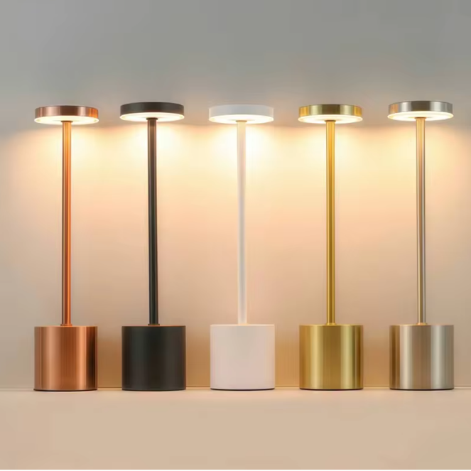 Set van 2 LED Tafellampen – Oplaadbaar, Touch Control & Dimbaar Nachtlampje