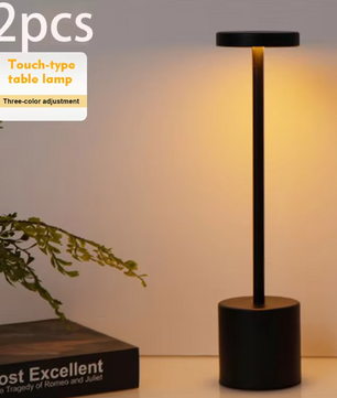 Set van 2 LED Tafellampen – Oplaadbaar, Touch Control & Dimbaar Nachtlampje