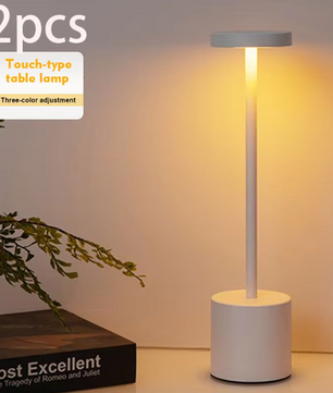 Set van 2 LED Tafellampen – Oplaadbaar, Touch Control & Dimbaar Nachtlampje