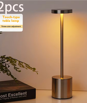 Set van 2 LED Tafellampen – Oplaadbaar, Touch Control & Dimbaar Nachtlampje