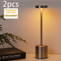 Set van 2 LED Tafellampen – Oplaadbaar, Touch Control & Dimbaar Nachtlampje