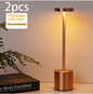 Set van 2 LED Tafellampen – Oplaadbaar, Touch Control & Dimbaar Nachtlampje