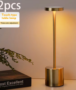 Set van 2 LED Tafellampen – Oplaadbaar, Touch Control & Dimbaar Nachtlampje