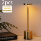Set van 2 LED Tafellampen – Oplaadbaar, Touch Control & Dimbaar Nachtlampje