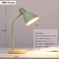 Houten Nordic Tafellamp – Flexibele LED Bureaulamp met E27 Fitting