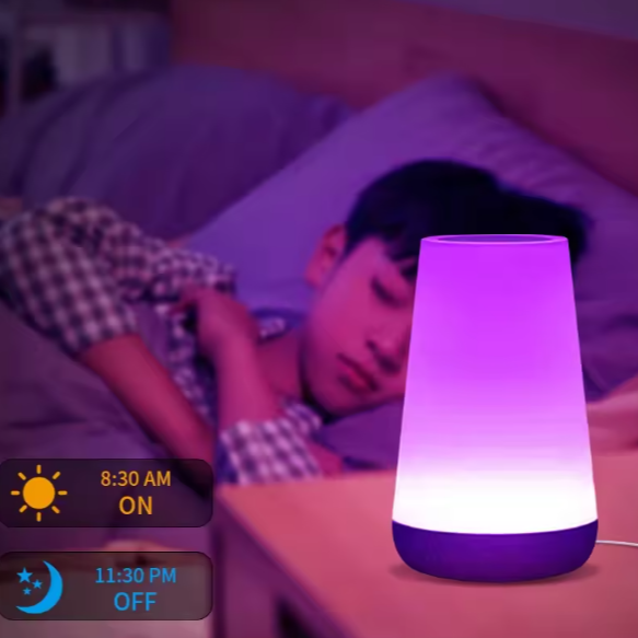Slim WiFi Nachtlampje – Dimbaar & Meerkleurig, Werkt met Alexa & Google Home