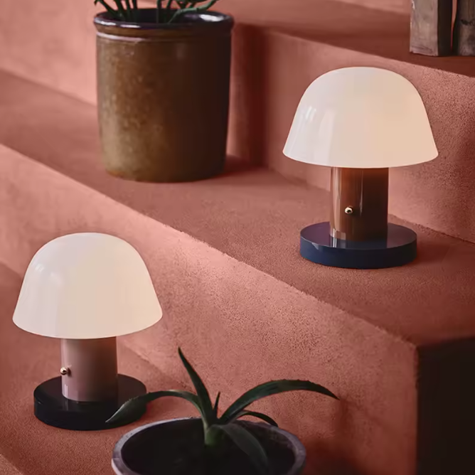 Paddenstoel Tafellamp – Oplaadbaar LED Nachtlampje met Touch & Dimbaar Licht