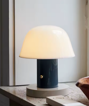 Paddenstoel Tafellamp – Oplaadbaar LED Nachtlampje met Touch & Dimbaar Licht