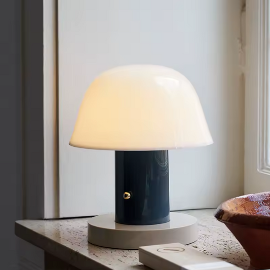 Paddenstoel Tafellamp – Oplaadbaar LED Nachtlampje met Touch & Dimbaar Licht
