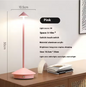 Draadloze LED Tafellamp – Oplaadbaar & Dimbaar, Modern Design