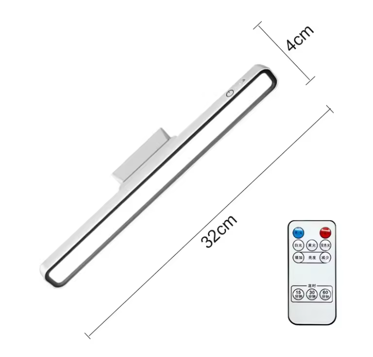 LED Bureaulamp – USB Oplaadbaar, Traploos Dimbaar & Magnetisch Ontwerp