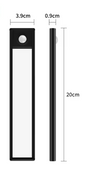 LED Kastlamp met Bewegingssensor – USB Oplaadbaar & Dimbaar, 20–60 cm