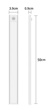 LED Kastlamp met Bewegingssensor – USB Oplaadbaar & Dimbaar, 20–60 cm