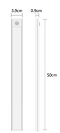 LED Kastlamp met Bewegingssensor – USB Oplaadbaar & Dimbaar, 20–60 cm