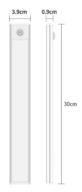 LED Kastlamp met Bewegingssensor – USB Oplaadbaar & Dimbaar, 20–60 cm