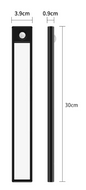 LED Kastlamp met Bewegingssensor – USB Oplaadbaar & Dimbaar, 20–60 cm