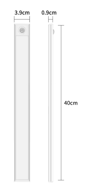 LED Kastlamp met Bewegingssensor – USB Oplaadbaar & Dimbaar, 20–60 cm