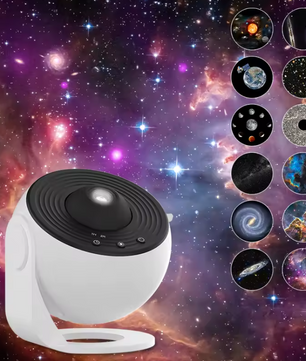 Galaxy Projector 12-in-1 – Sterrenhemel Nachtlamp & 360° Planetarium Projector