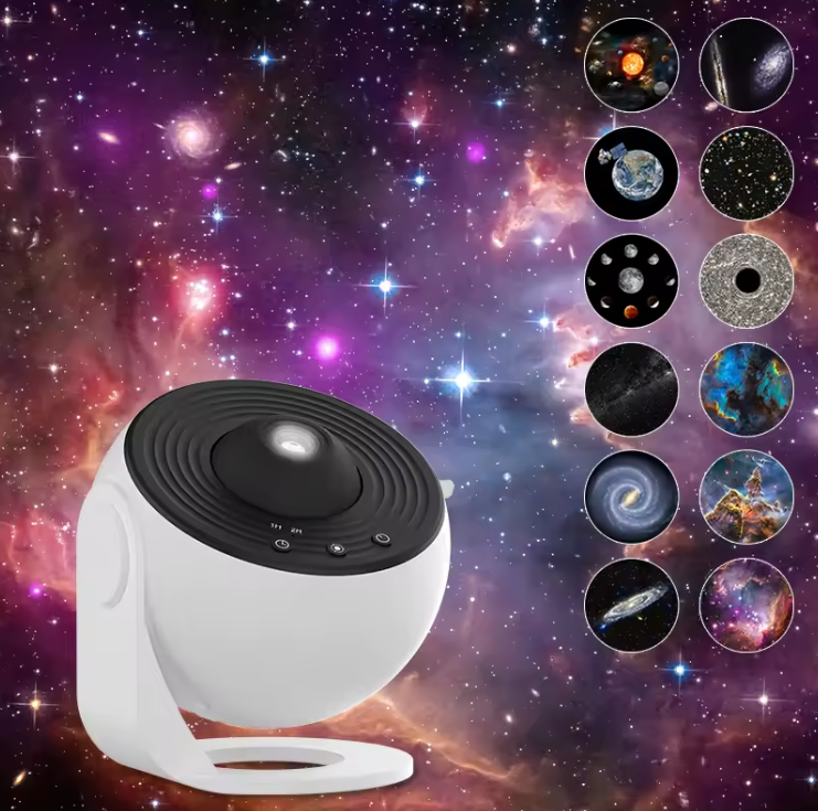 Galaxy Projector 12-in-1 – Sterrenhemel Nachtlamp & 360° Planetarium Projector