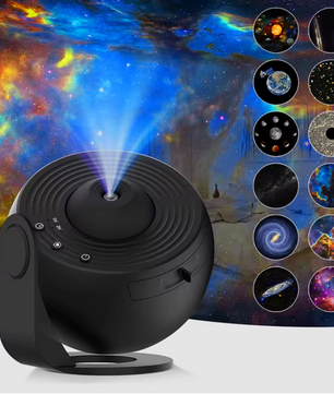 Galaxy Projector 12-in-1 – Sterrenhemel Nachtlamp & 360° Planetarium Projector