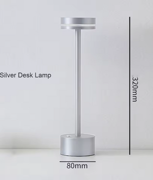 LED Paddenstoel Tafellamp – Oplaadbaar Touchlampje met Driekleurige Verlichting