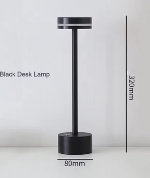 LED Paddenstoel Tafellamp – Oplaadbaar Touchlampje met Driekleurige Verlichting
