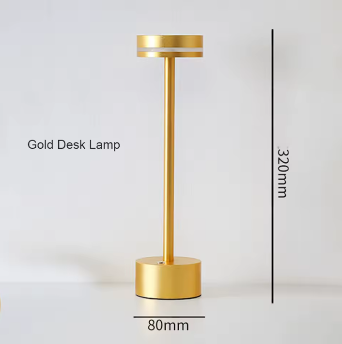 LED Paddenstoel Tafellamp – Oplaadbaar Touchlampje met Driekleurige Verlichting