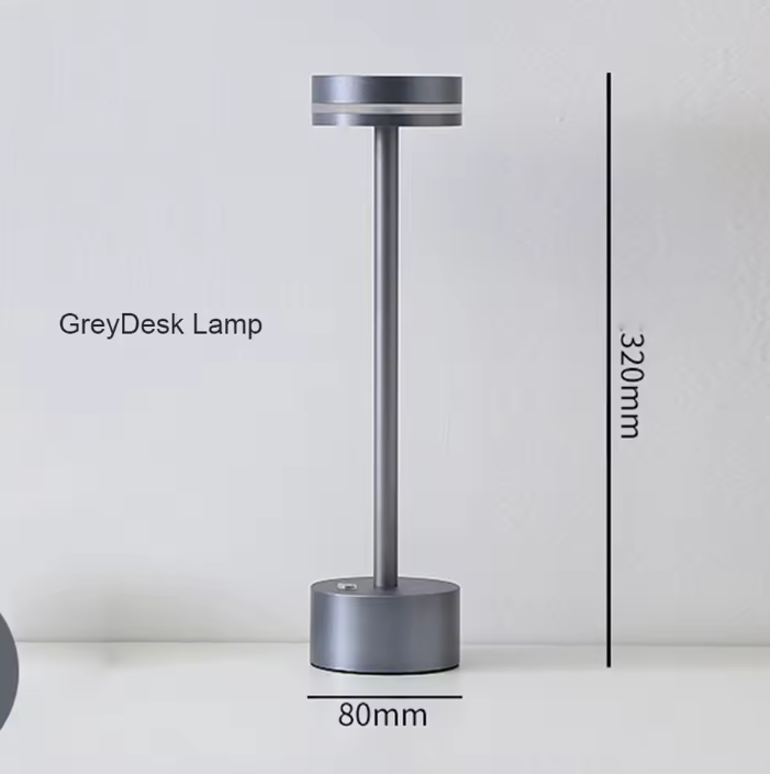 LED Paddenstoel Tafellamp – Oplaadbaar Touchlampje met Driekleurige Verlichting