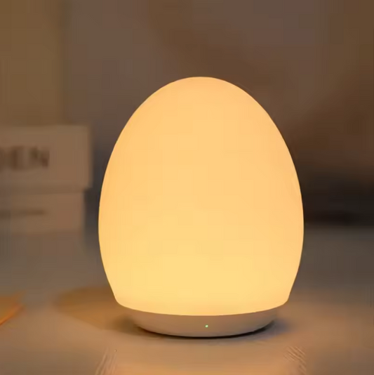 7-kleuren Nachtlampje – Dimbare RGB LED Bedlamp met Touch & Afstandsbediening, USB Oplaadbaar