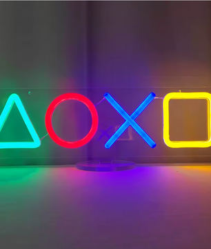 LED Neon Wandlamp – Gaming Nachtlamp USB Mood Light voor Slaapkamer & Game Room