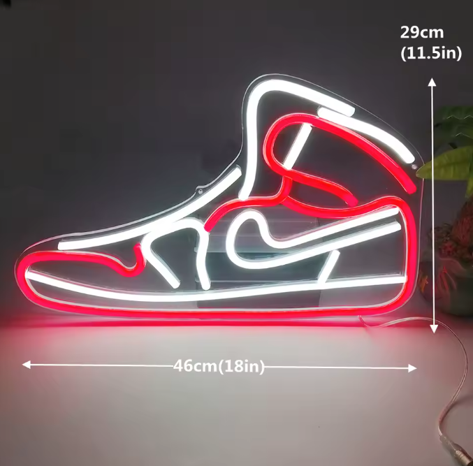 LED Neon Wandlamp – Gaming Nachtlamp USB Mood Light voor Slaapkamer & Game Room
