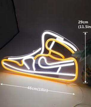 LED Neon Wandlamp – Gaming Nachtlamp USB Mood Light voor Slaapkamer & Game Room