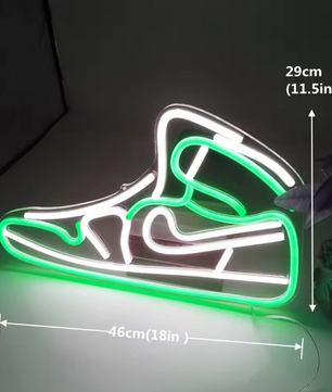 LED Neon Wandlamp – Gaming Nachtlamp USB Mood Light voor Slaapkamer & Game Room