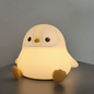 Schattig Eend & Capibara Nachtlampje – Siliconen Kinderlamp Oplaadbaar met Touchbediening