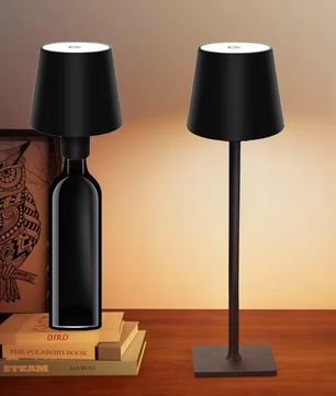 Draadloze LED Tafellamp – Oplaadbare Touchlamp Dimbaar voor Slaapkamer, Bar & Restaurant