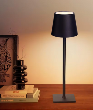 Draadloze LED Tafellamp – Oplaadbare Touchlamp Dimbaar voor Slaapkamer, Bar & Restaurant