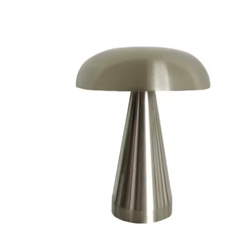 Retro Paddestoel Tafellamp – LED Bedlampje Oplaadbaar met Touch Dimbaar
