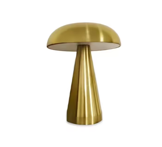 Retro Paddestoel Tafellamp – LED Bedlampje Oplaadbaar met Touch Dimbaar
