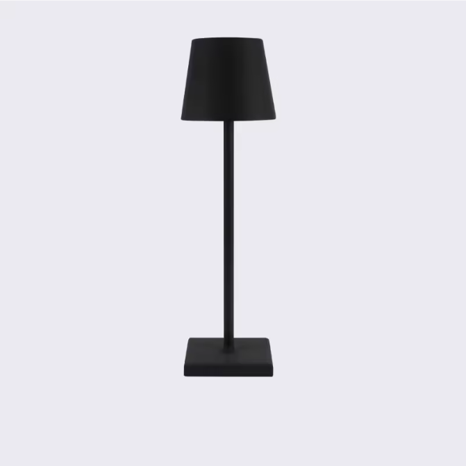 Retro Metalen Tafellamp – LED Nachtlamp Oplaadbaar met Touchbediening