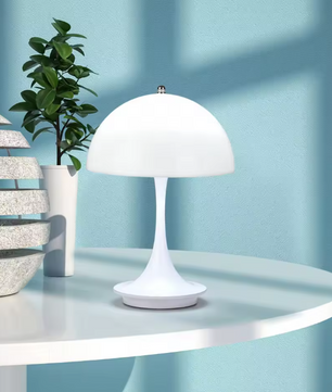 Paddestoel Tafellamp – Oplaadbaar & Dimbaar Nachtlampje voor Slaapkamer en Decor