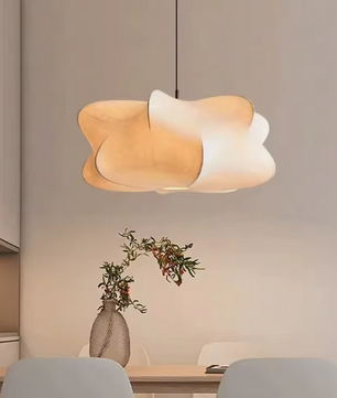 Wabi Sabi Hanglamp – Zijde Plafondlamp voor Woonkamer, Bar & Salon
