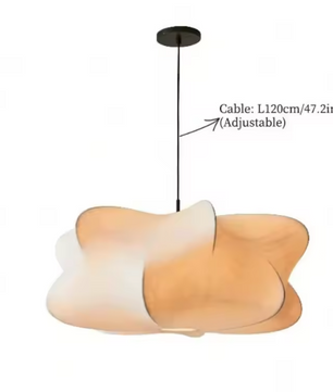 Wabi Sabi Hanglamp – Zijde Plafondlamp voor Woonkamer, Bar & Salon