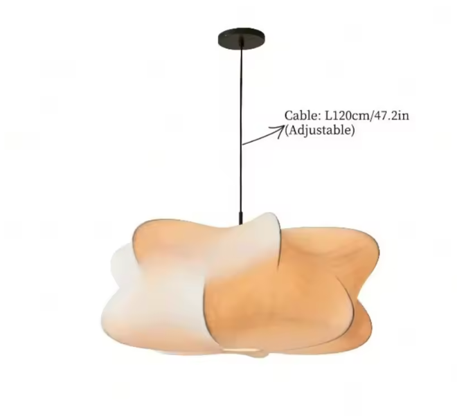 Wabi Sabi Hanglamp – Zijde Plafondlamp voor Woonkamer, Bar & Salon