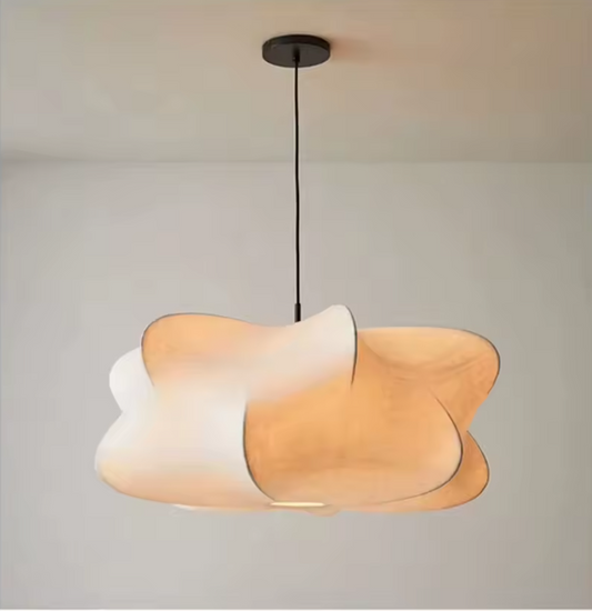Wabi Sabi Hanglamp – Zijde Plafondlamp voor Woonkamer, Bar & Salon